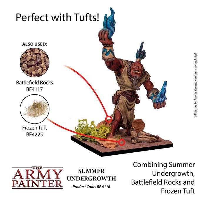 Army Painter Tools: Basing: Summer Undergrowth - 