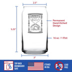 Is It Still Your Turn Engraved Beer Can Glass Board Game Accessories and RPG Gamer Gifts Beer Can Shaped Pint Glass - 16oz