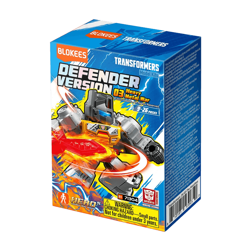 Blokees Transformers: Defender Version - 03 Heavy Metal War - Blind Box - 
