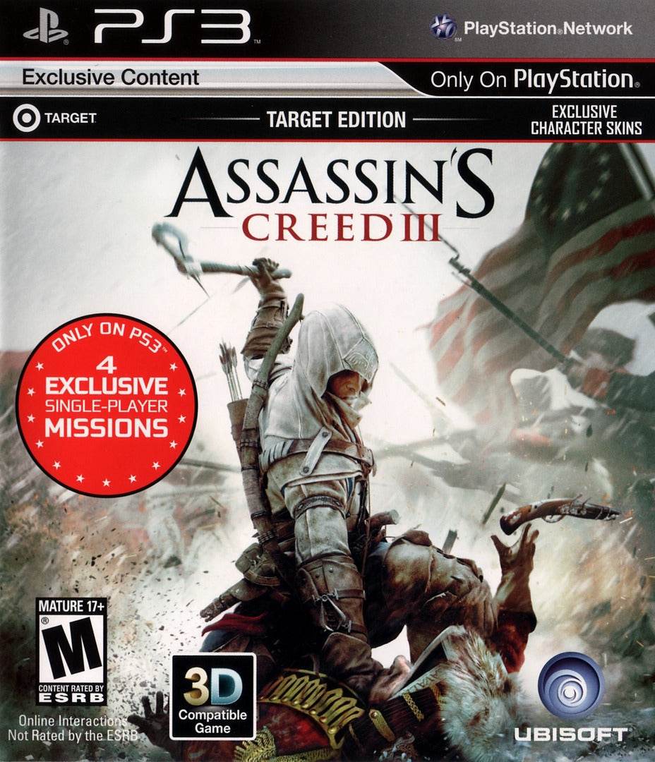 Assassin's Creed III: Target Edition (Playstation 3) - Game Manual Only