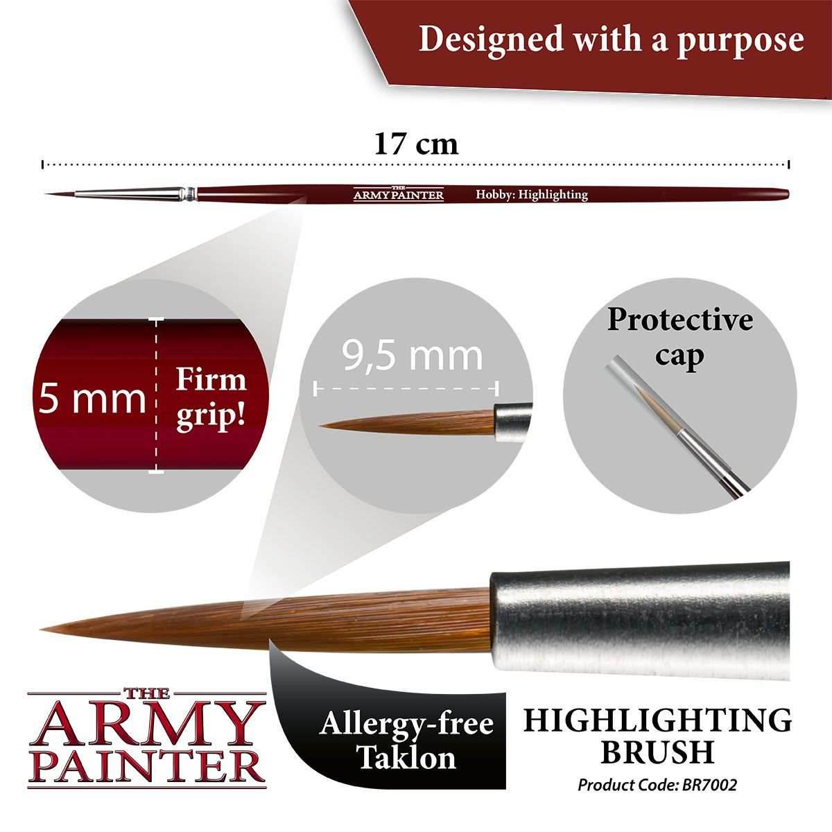 Army Painter Tools: Hobby Brush - Highlighting - 
