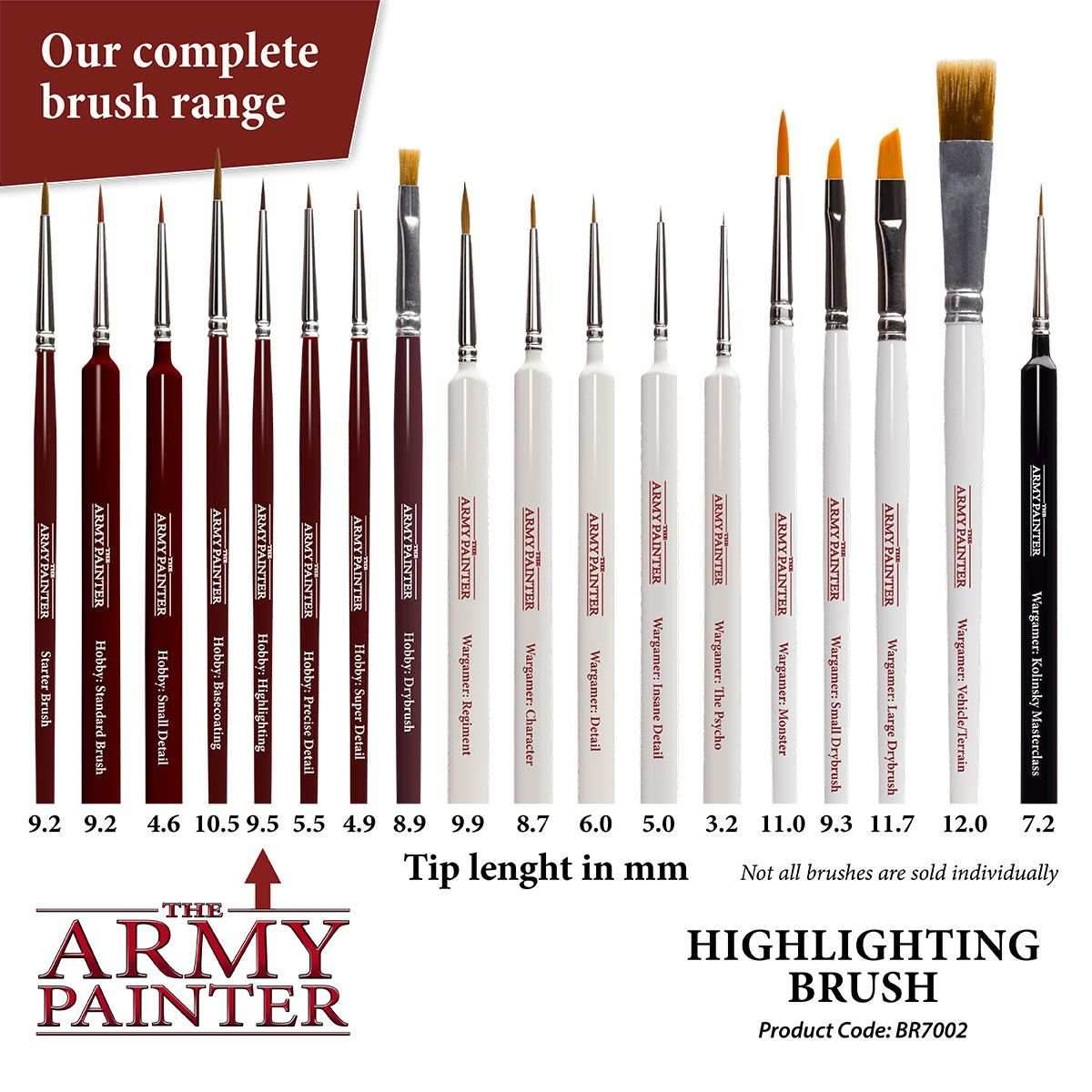 Army Painter Tools: Hobby Brush - Highlighting - 