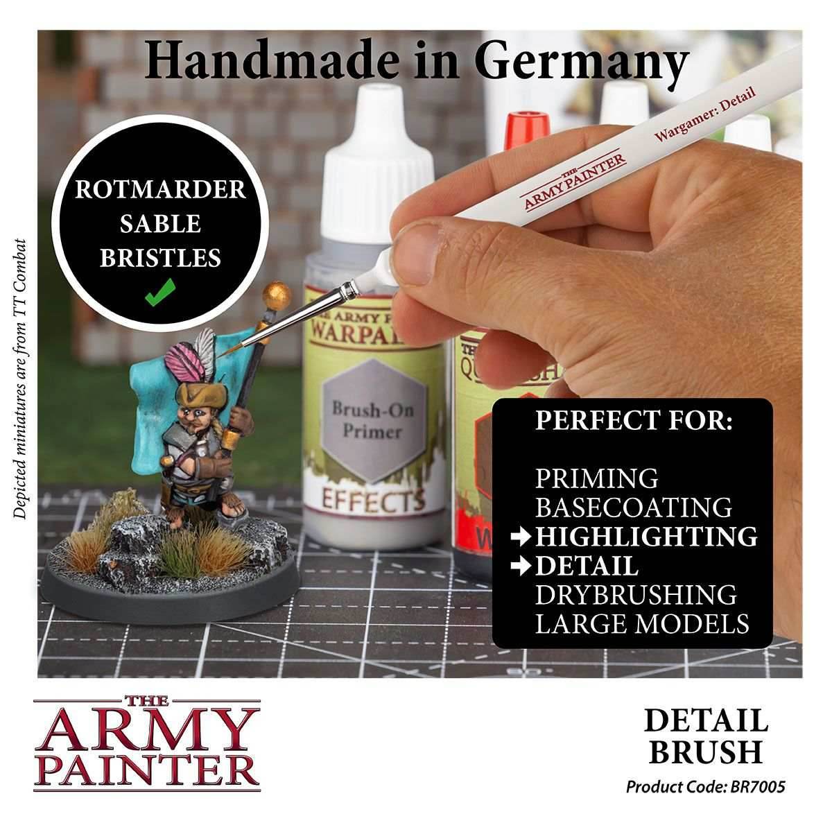 Army Painter Tools: Wargamer Brush - Detail - 