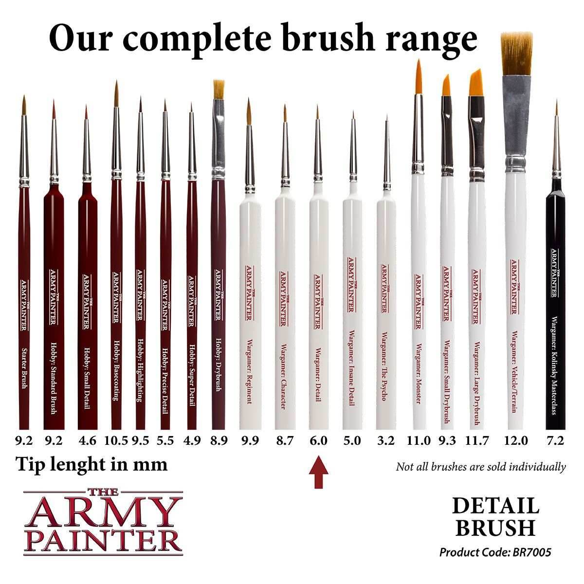 Army Painter Tools: Wargamer Brush - Detail - 
