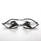 Black Steampunk Sunglass with Folding Side Shields - Bram 4 - Black/Gray Lens
