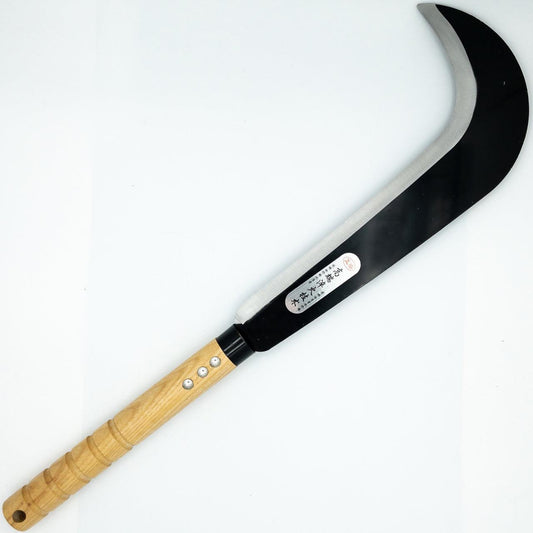 Slasher Crescent Outdoor Bamboo Sickle Scythe Machete Knife-0