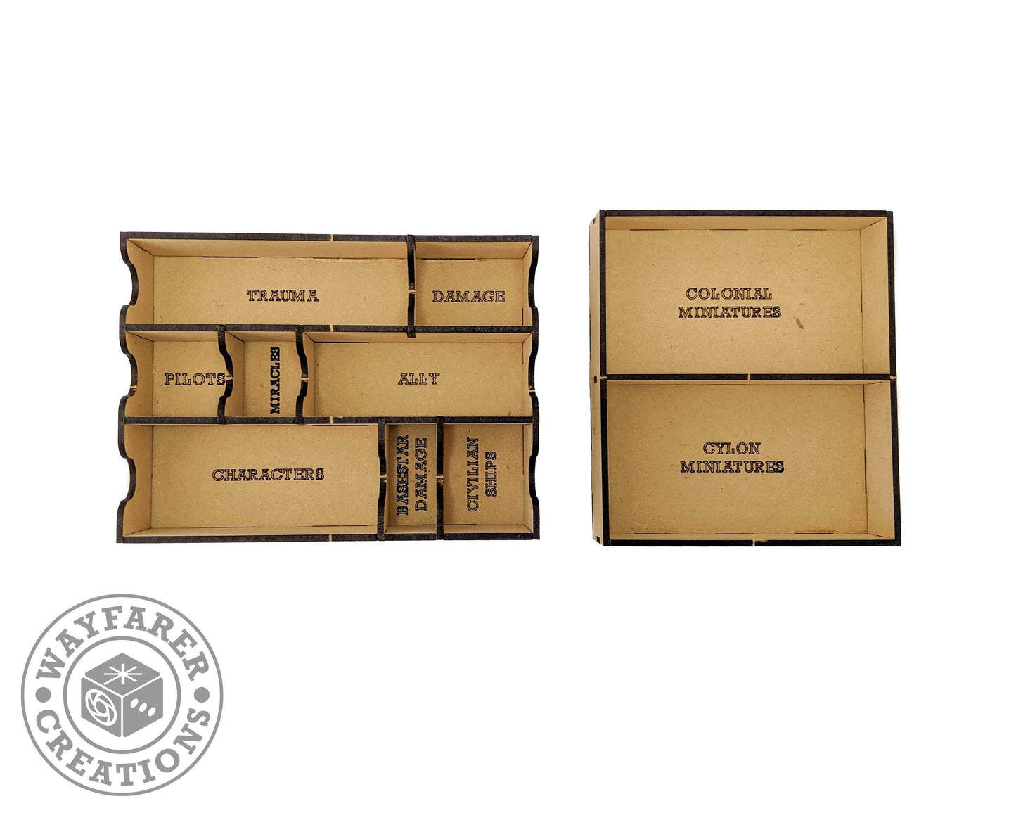 Battlestar Galactica Board Game Organizer Insert - 