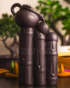 Bamboo & Teapot - Backflow Incense Burner - 