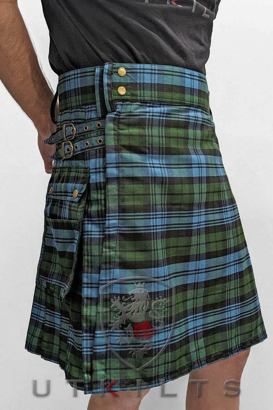 Standard Black Watch Ancient Tartan Utility Kilt - 30 / 22