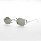 90s Oval Goth Steampunk Vintage Sunglass - Byron
