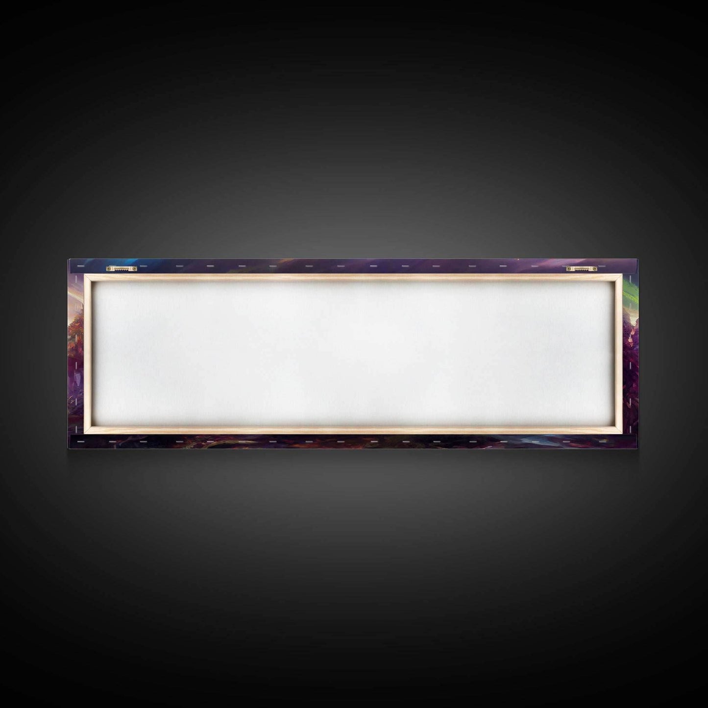 RPG Art, High Fantasy Forest Wall Art, Ready To Hang Canvas Print, Panoramic Art, Fantasy RPG Concept Art - 10x30 Inches / Gallery Wrap Canvas - Ready To Hang