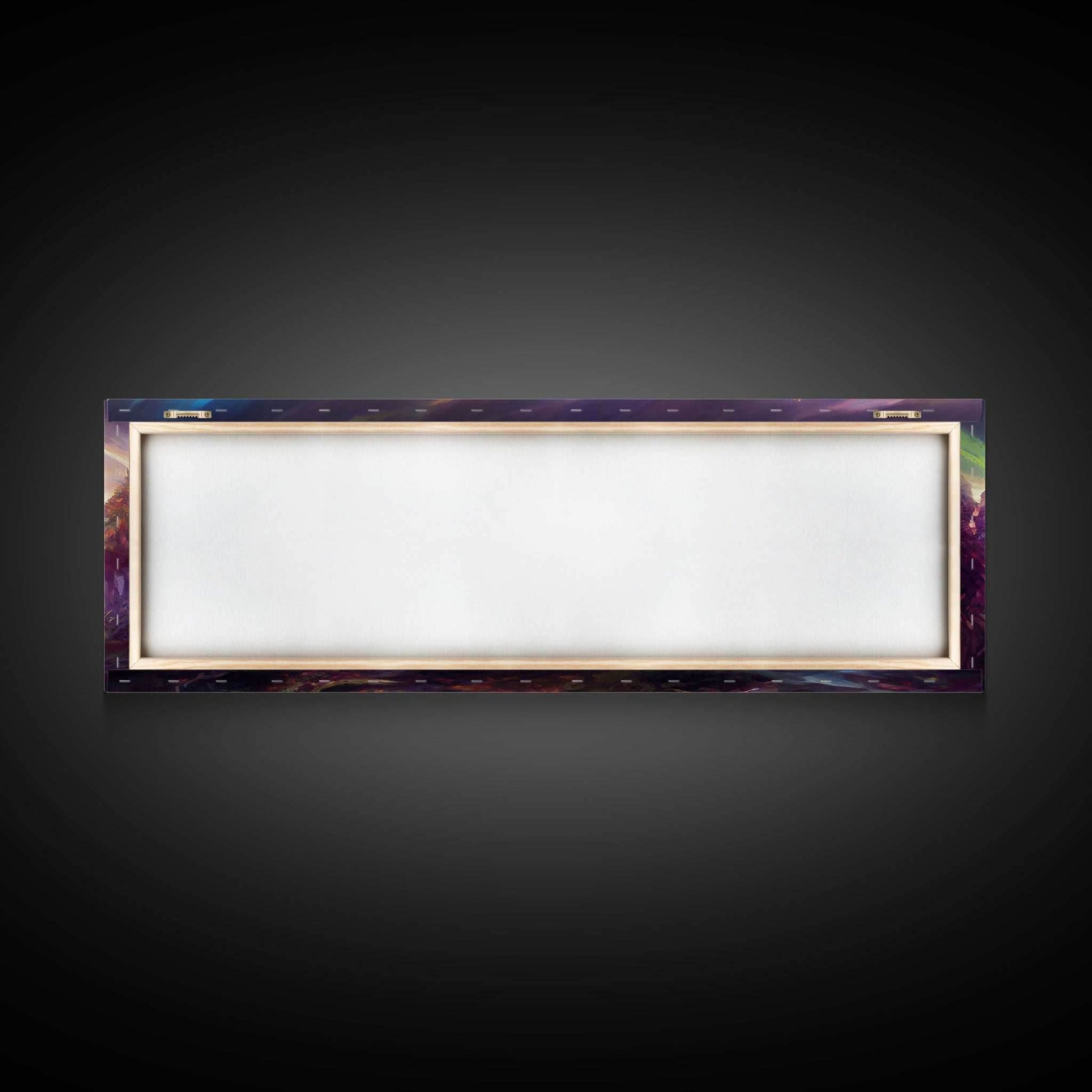 RPG Art, High Fantasy Forest Wall Art, Ready To Hang Canvas Print, Panoramic Art, Fantasy RPG Concept Art - 10x30 Inches / Gallery Wrap Canvas - Ready To Hang