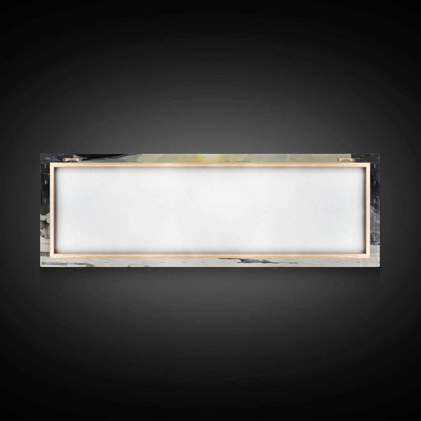 Panoramic Of a Dragon, Framed Canvas Print, Fantasy Decor, Fantasy Dragon Painting - 10x30 Inches / Gallery Wrap Canvas - Ready To Hang