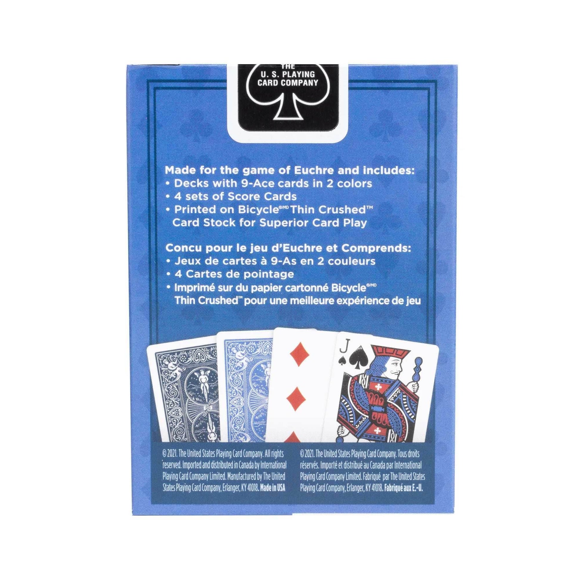 Bicycle Euchre 2 Playing Card Decks in 1 - 