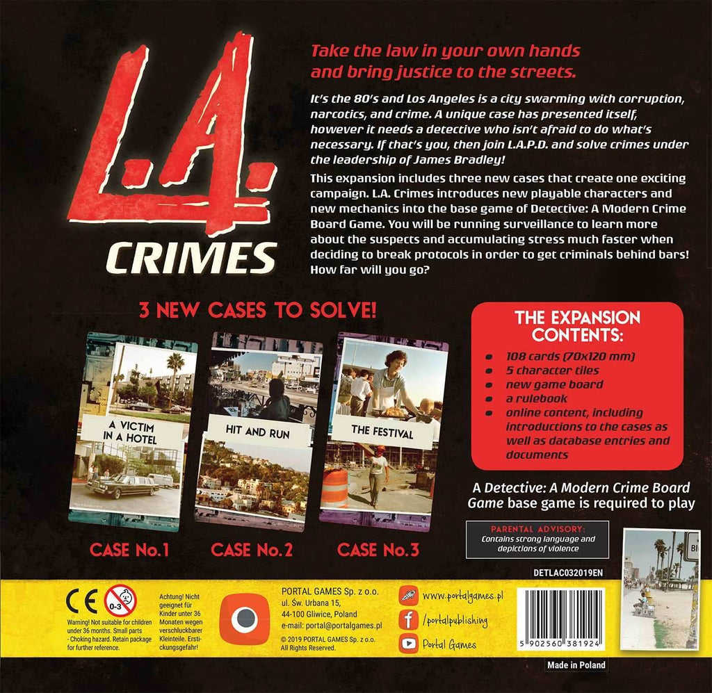 Detective: A Modern Crime Board Game: L.A. Crimes - 