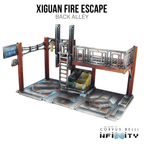 Xiguan Fire Escape - Back Alley / Color Printed