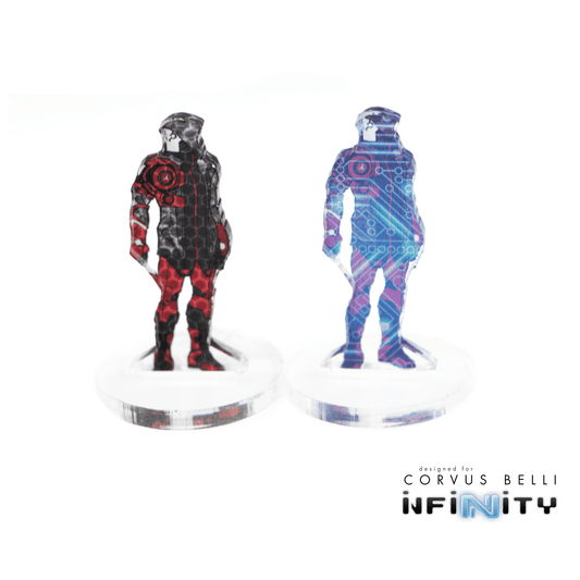 Infinity 3D Markers: Corregidor Bandit, Male (25mm Camo -3, Cybermask) - Camo -3 / A