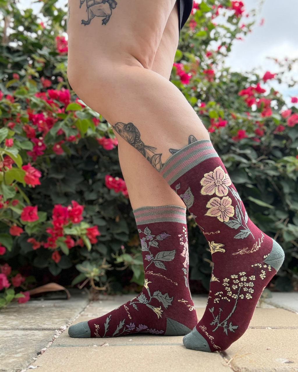 Baneful Botany Crew Socks