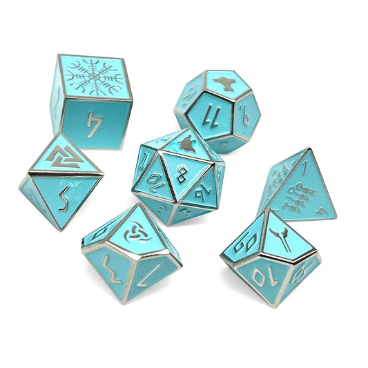 Banshee Wail - Norse Themed Metal Dice Set - 