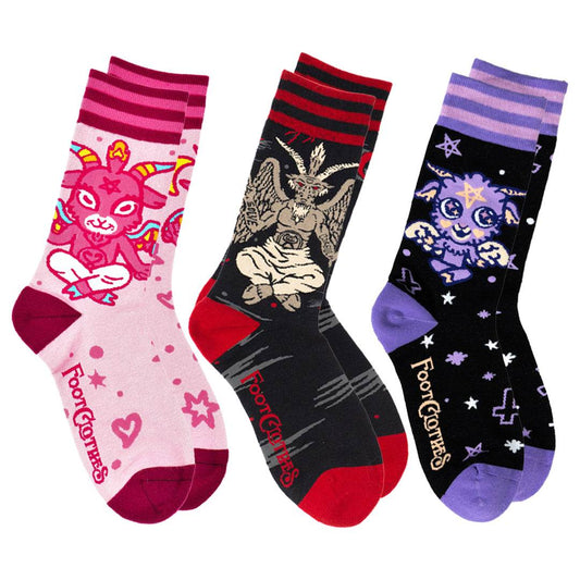 Baphomets Crew Sock Pack | 3 Designs - 
