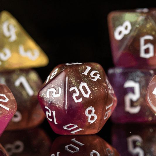 Barbarian Class Acrylic Dice Set - 