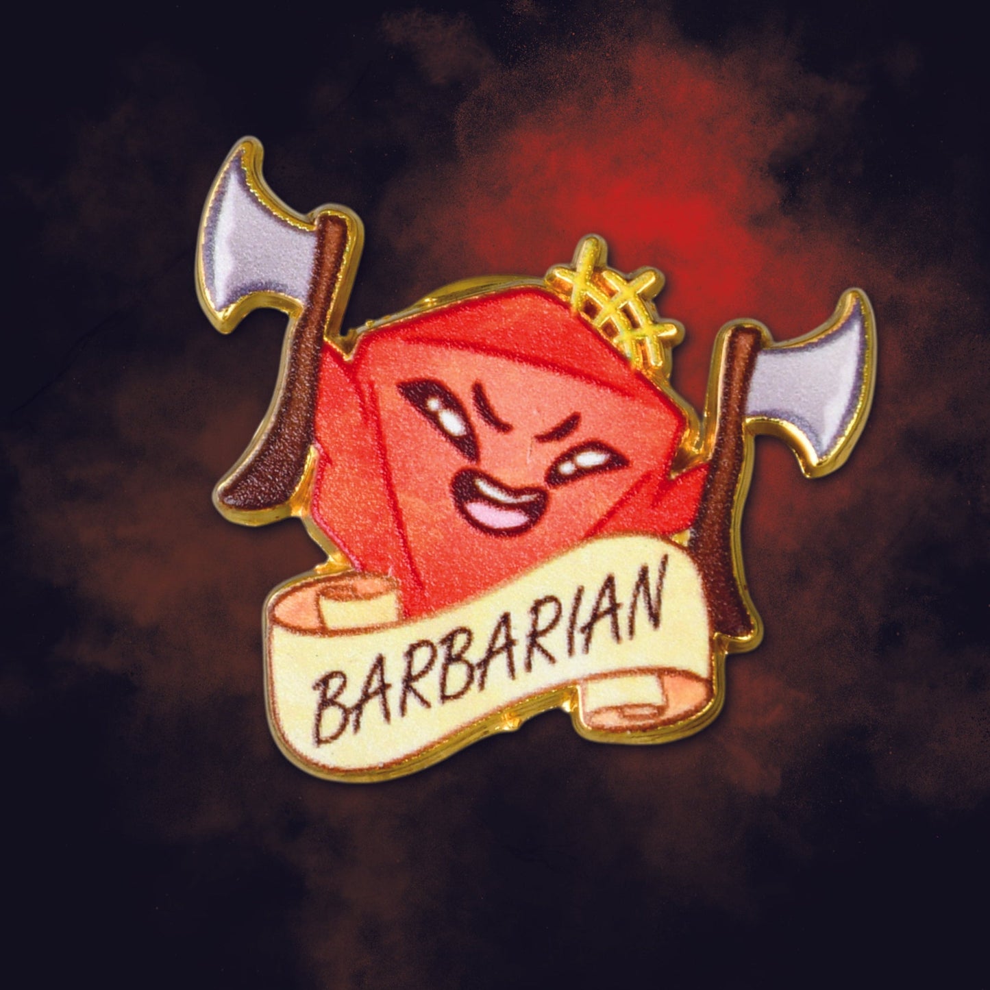 Barbarian Class Pin