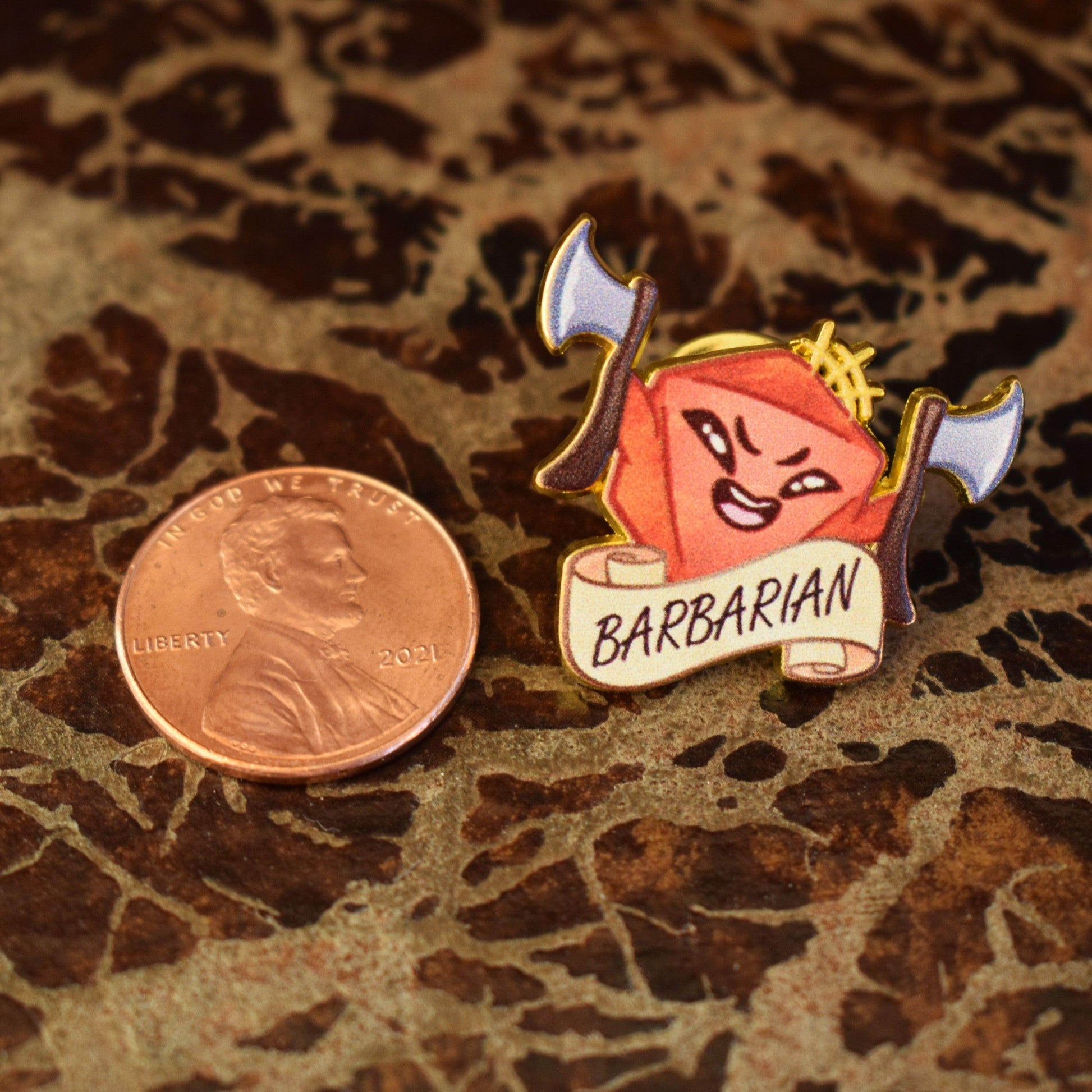 Barbarian Class Pin - 