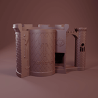 Barbarian Mug & Dice Tower - Tier 1 / Included