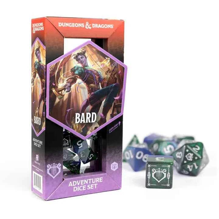 D&D Adventure Dice: Bard (Blue) - 