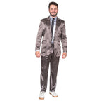 Barney The Legendary Pajama Suit Four Pieces Silk PJ Halloween Costume Cosplay