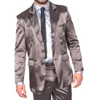 Barney The Legendary Pajama Suit Four Pieces Silk PJ Halloween Costume Cosplay