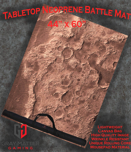 Barren Lands - Neoprene Battle Mat - Warhammer, AoS, 40K, Kill Team, MCP, Shatterpoint, Legion, More - 44x60