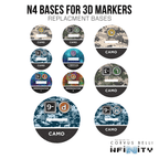 N4 Bases for 3D Markers - 25mm / Camo / A