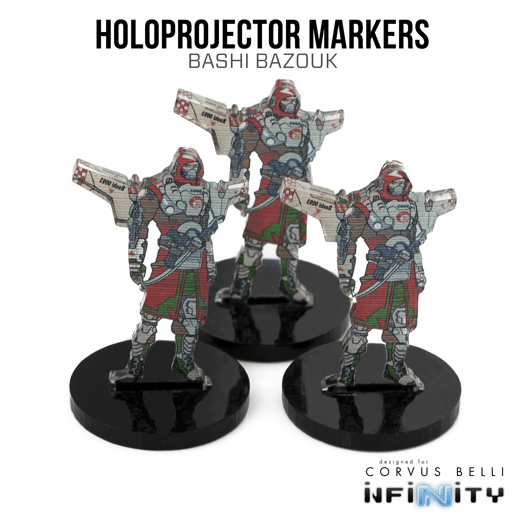 Bashi Bozouks 3D Holoprojector Markers - 