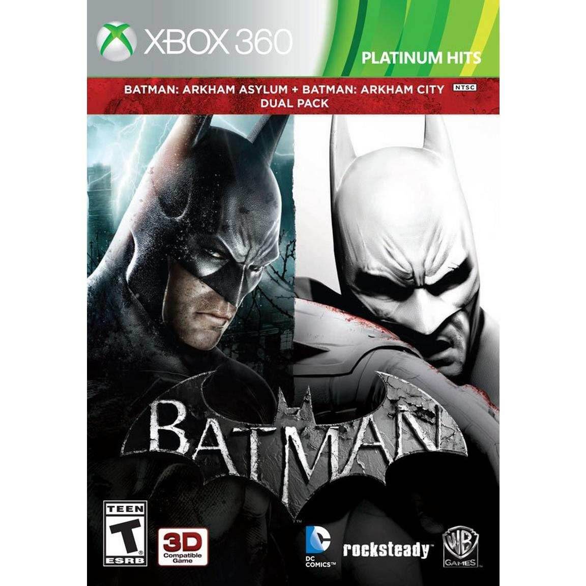 Batman: Arkham Dual Pack (Platinum Hits) (Xbox 360) - Game Only