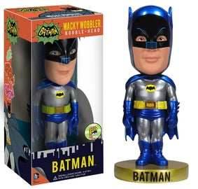 Funko Wacky Wobblers: Batman (Classic TV) (Metallic) SDCC Exclusive LE480 - 