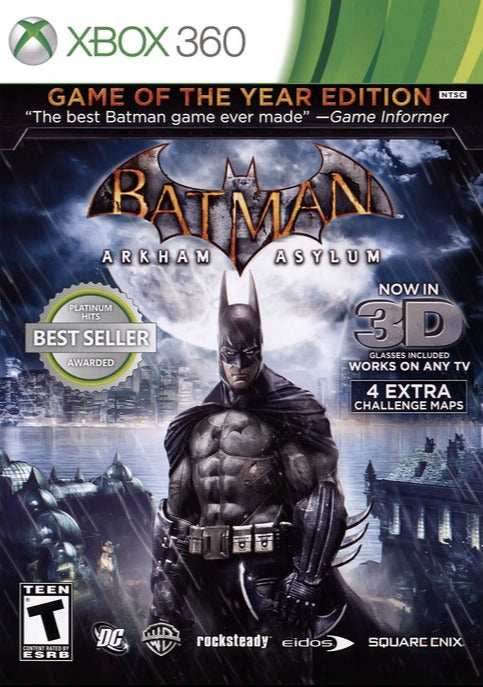Batman: Arkham Asylum: Game Of The Year Edition (Xbox 360) - Game Only