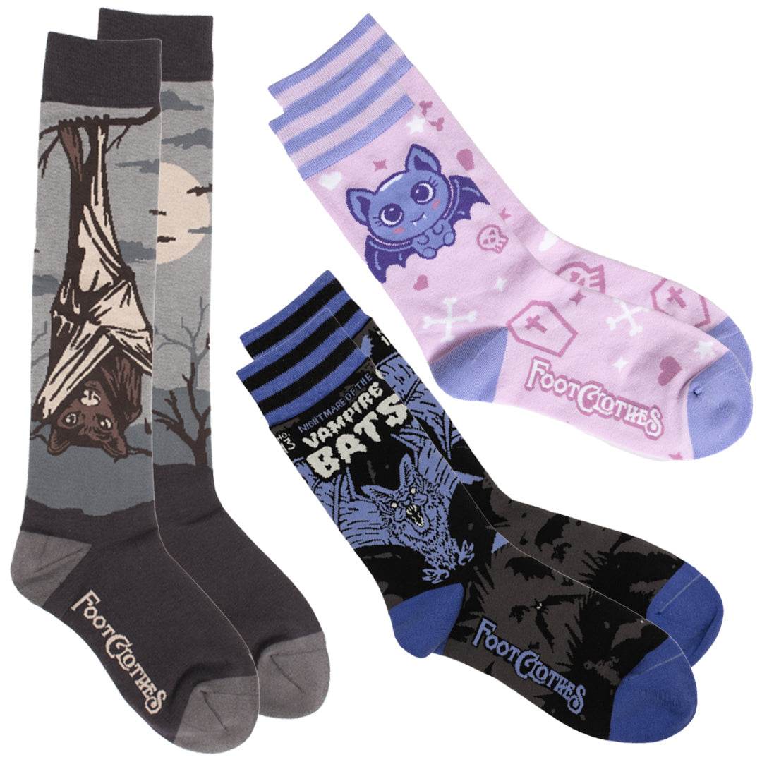 Batty Sock Pack | 3 Designs - 