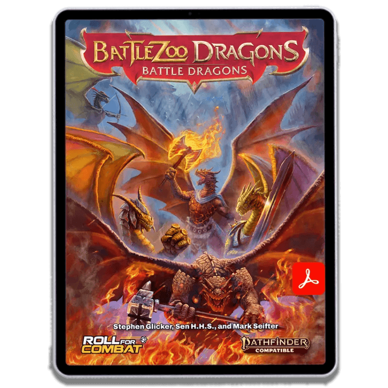Battlezoo Dragons: Battle Dragons PDF - Pathfinder 2nd Edition / PDF Only