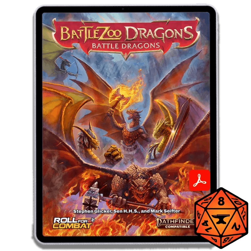 Battlezoo Dragons: Battle Dragons PDF - Pathfinder 2nd Edition / PDF & Foundry VTT Module