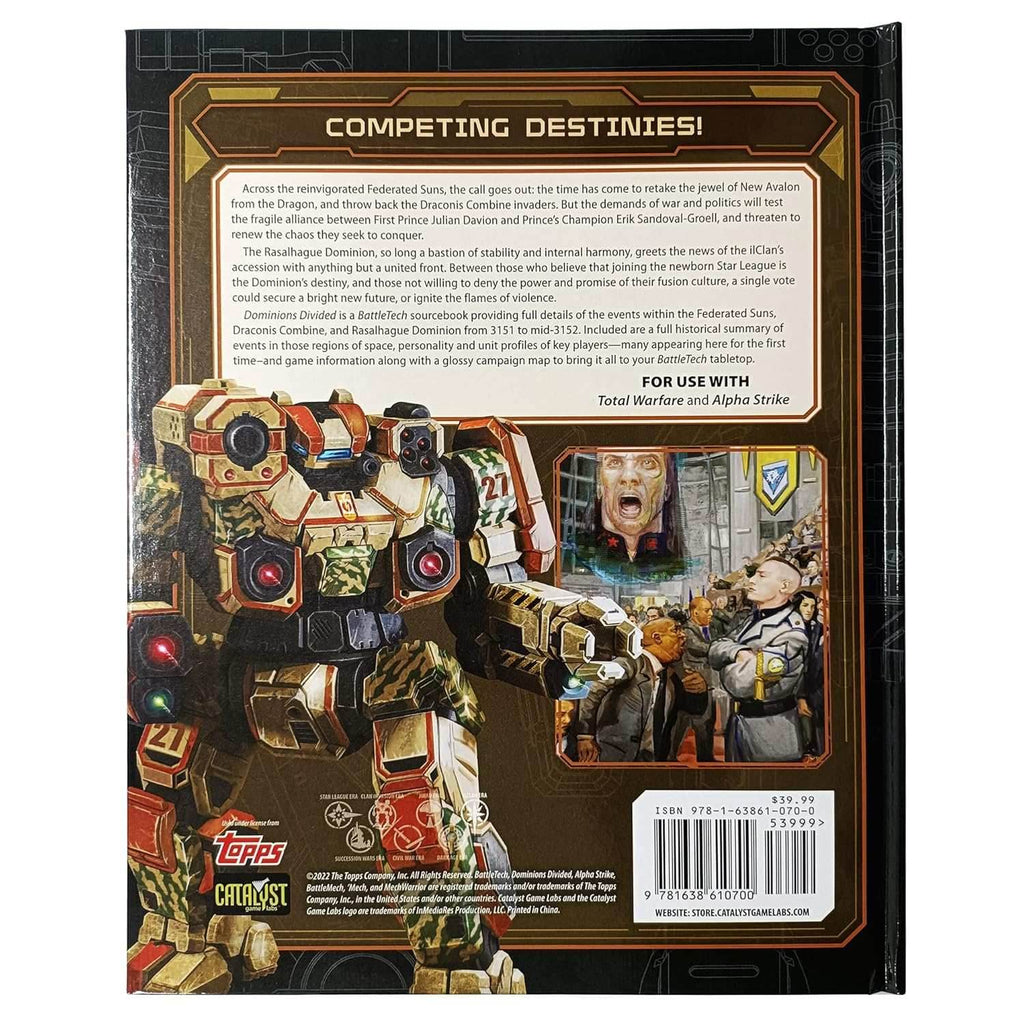 BattleTech: Dominions Divided - 