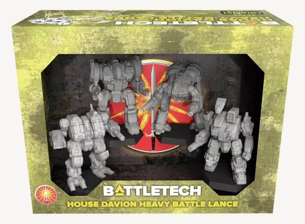 BattleTech: House Davion Heavy Battle Lance Force Pack - 