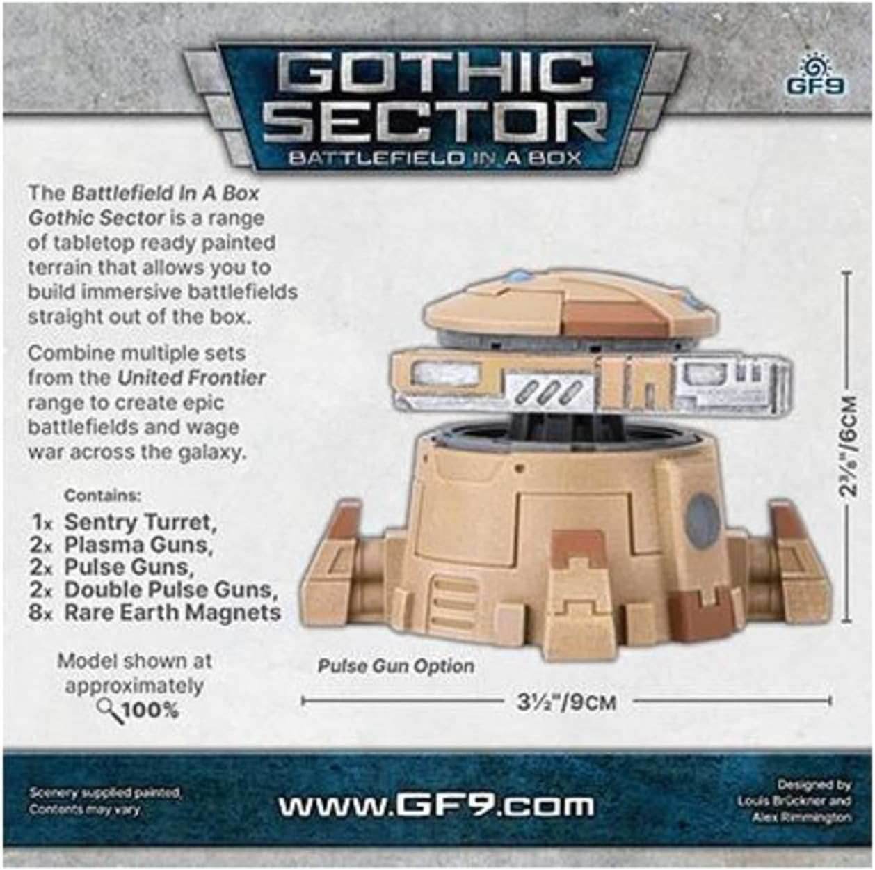Battlefield in a Box: Gothic Sector - United Frontier Sentry Turret - 