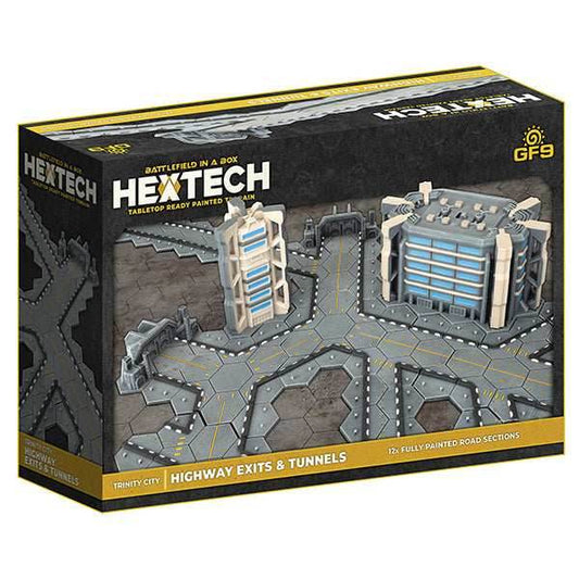 Battlefield in a Box: HexTech - Trinity City - Highway Exits and Tunnels - 