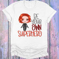 Be Your Own Superhero Black Window Graphic Tee - S
