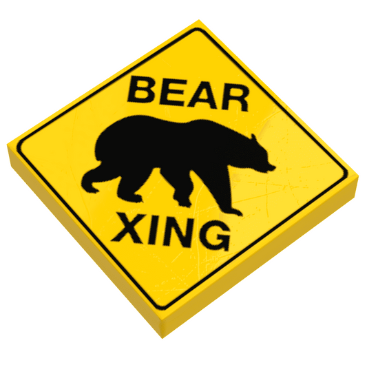 B3 Customs® Bear Xing Sign - 