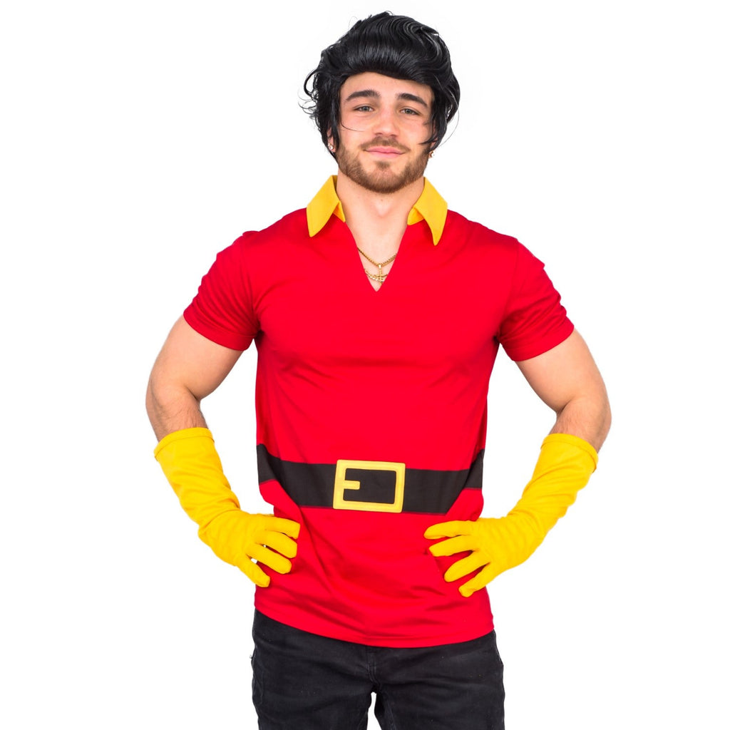 Beast Hunter Adult Unisex Halloween Cosplay Costume Shirt-Gloves-Wig Set