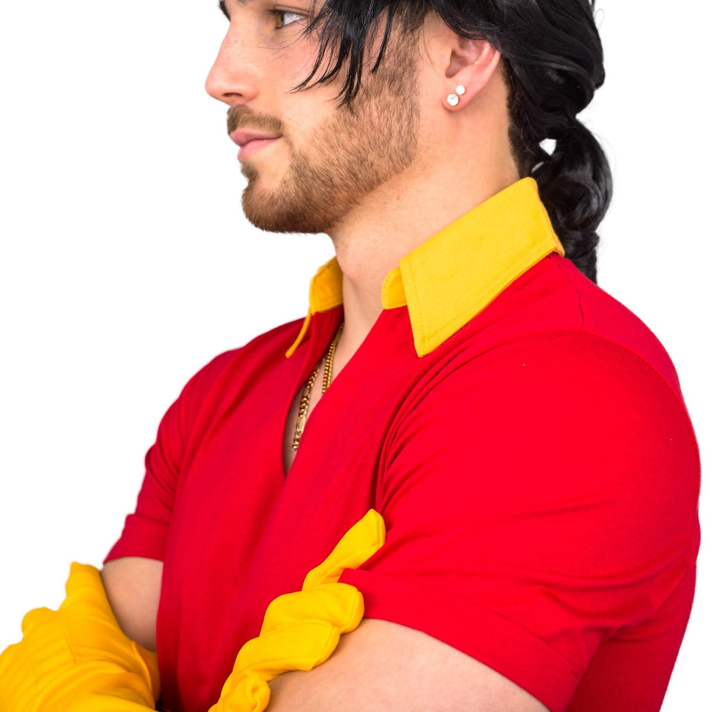 Beast Hunter Adult Unisex Halloween Cosplay Costume Shirt-Gloves-Wig Set