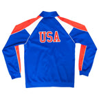 Beer Fest USA Blue and Red Tracksuit Jacket and Pants Halloween Costume Cosplay