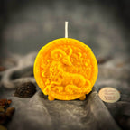 Beeswax Capricorn Goat Zodiac Spell Candle - Yellow (Success)
